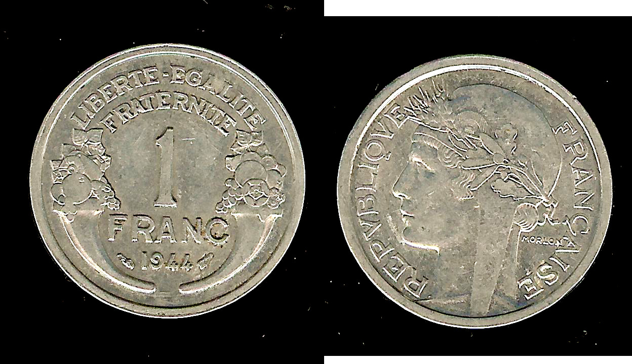 1 franc Morlon 1944 AU